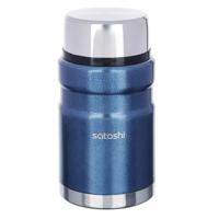 Satoshi Thermosfles 0,7 L Heavy Duty - Travel Mug - Dubbel Wandig - Brede Hals - Blauw - thumbnail