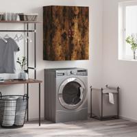 Wandkast 69,5x34x90 cm gerookt eikenkleurig