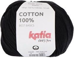 Katia Cotton 100% 002 Zwart