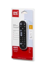 One For All Comfort Zapper + afstandsbediening IR Draadloos TV Drukknopen