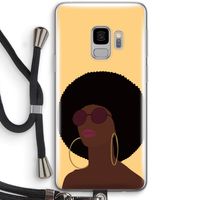 Golden hour: Samsung Galaxy S9 Transparant Hoesje met koord