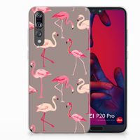 Huawei P20 Pro TPU Hoesje Flamingo - thumbnail