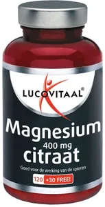 Lucovitaal Magnesium Citraat Supplement 400 mg - 150 Tabletten