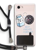 Best Friend Forever: Pixel 3 Transparant Hoesje met koord