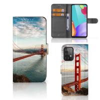 Samsung Galaxy A52 | Flip Cover | Golden Gate Bridge