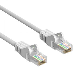 Cat 5e - U/UTP - Netwerkkabel - Patchkabel - Internetkabel - 1 Gbps - 25 meter - Wit - Allteq