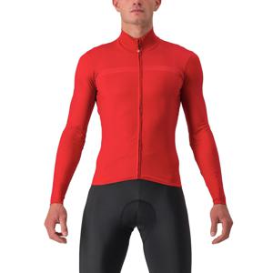 Castelli Pro thermal Mid lange mouw fietsshirt rood heren M