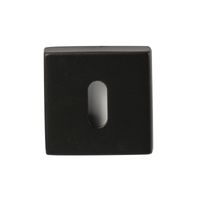 Hardbrass Sleutelrozet Shuffle vierkant - zwart