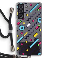 8-bit N°8: Samsung Galaxy S21 FE Transparant Hoesje met koord