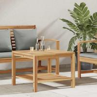 Salontafel Bruin 60 x 60 x 45 cm Massief teakhout