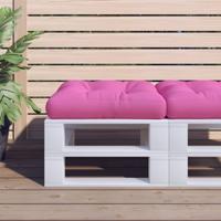 VidaXL Palletkussen 58x58x10 cm oxford stof roze