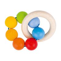 Goki houten grijppring regenboog Goki houten grijppring regenboog