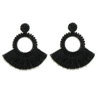 Fringe Oorbellen met Zwarte Strass van Cilla Jewels