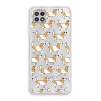 Doggy: Samsung Galaxy A22 4G Transparant Hoesje