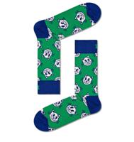 HAPPY SOCKS Groene sokken met katjes Multi Katoen Printjes Unisex