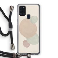 Geo #9: Samsung Galaxy A21s Transparant Hoesje met koord