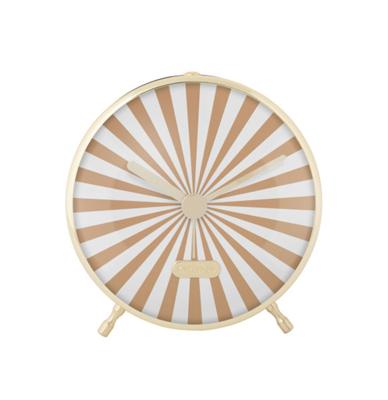 Alarm Clock Candy Swirl Licht Bruin en Wit