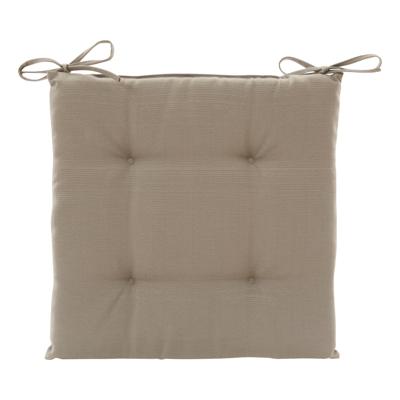 Hespiride Stoelkussen Altea - 40 x 40 cm - lichtbruin - polyester - tuinkussen