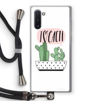 I love cacti: Samsung Galaxy Note 10 Transparant Hoesje met koord