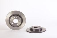 Remschijf COATED DISC LINE BREMBO, Remschijftype: Massief, u.a. für Cadillac, Saab, Opel, Vauxhall