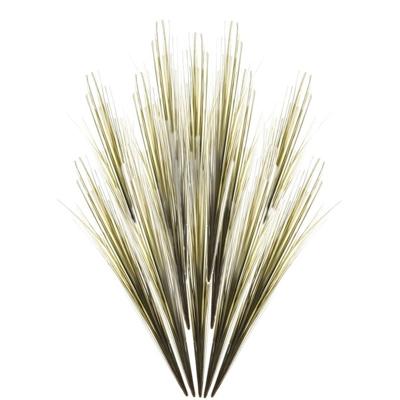 Kunstplant - 12x - Gras sprieten takken - 58 cm - Groen - Losse Kunsttak - siergrassen