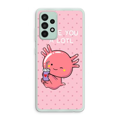 Love You A Lotl: Samsung Galaxy A52s 5G Transparant Hoesje
