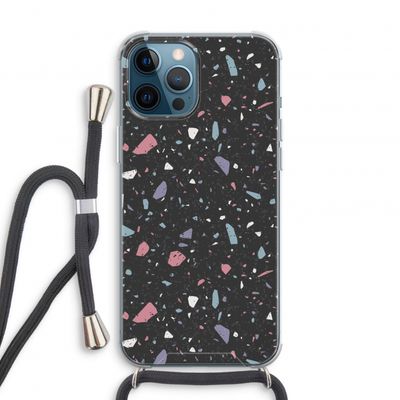 Terrazzo N°16: iPhone 12 Pro Transparant Hoesje met koord