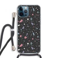 Terrazzo N°16: iPhone 12 Pro Transparant Hoesje met koord