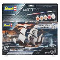 Otto Simon Revell hms revenge sir francis drake&apos;s vlaggenschip, easy click system inclusief verf en penseel - thumbnail