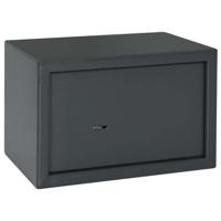 VidaXL Kluisdoos met slot donkergrijs 31 x 20 x 20 cm staal