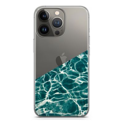 Weerkaatsing water: iPhone 13 Pro Transparant Hoesje