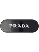 Prada barrette à logo imprimé - Noir - thumbnail