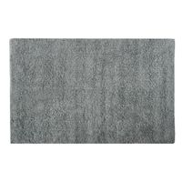 MSV Badkamerkleedje/badmat tapijt voor de vloer - lichtgrijs - 40 x 60 cm   -