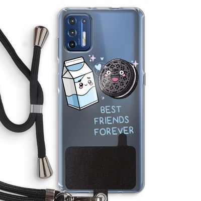 Best Friend Forever: Motorola Moto G9 Plus Transparant Hoesje met koord