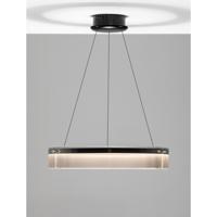 Lyora Design hanglampPauline zwart met glas Ø 70cm - 9695262