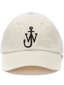 JW Anderson casquette en coton à logo brodé - Tons neutres