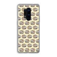 Slapende poes: OnePlus 8 Pro Transparant Hoesje