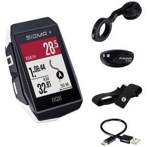 Sigma ROX 11.1 EVO HR Set Fietsnavigatie Fietsen GPS, GLONASS, Spatwaterdicht