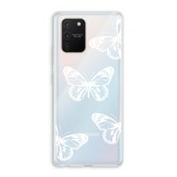 White butterfly: Samsung Galaxy S10 Lite Transparant Hoesje