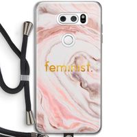 Feminist: LG V30 Transparant Hoesje met koord