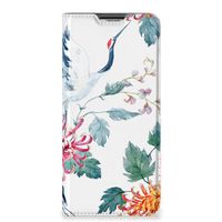 OPPO A54s | A16 | A16s Hoesje maken Bird Flowers