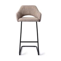 Jesper Home Yanai barkruk H75 Biscuit Beach arch black Jesper Home Yanai barkruk H75 Biscuit Beach arch black