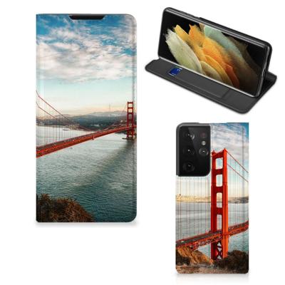 Samsung Galaxy S21 Ultra | Book Cover | Golden Gate Bridge