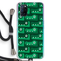 Crocs: Oppo A72 Transparant Hoesje met koord
