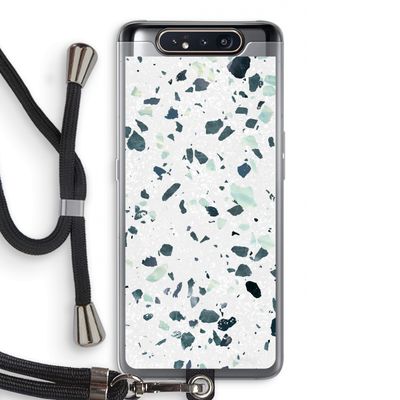 Terrazzo N°2: Samsung Galaxy A80 Transparant Hoesje met koord