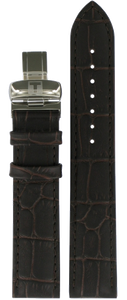 Horlogeband Tissot T0554171601701 / T600032780 Croco leder Bruin 19mm