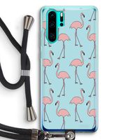 Anything Flamingoes: Huawei P30 Pro Transparant Hoesje met koord