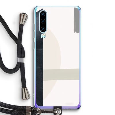 Baca: Huawei P30 Transparant Hoesje met koord