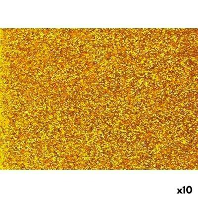 EVA-rubber Fama Gouden 20 x 30 cm Purpurine (10 Stuks)