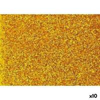 EVA-rubber Fama Gouden 20 x 30 cm Purpurine (10 Stuks)